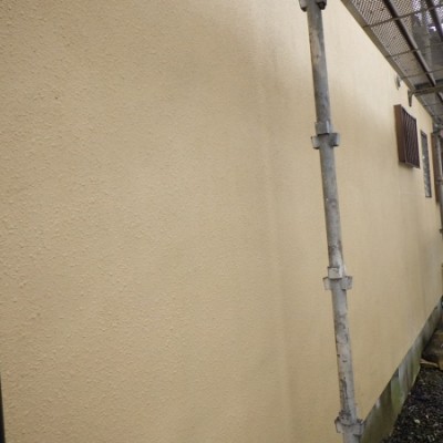 宇都宮市　外壁塗装工事　着工　高圧洗浄