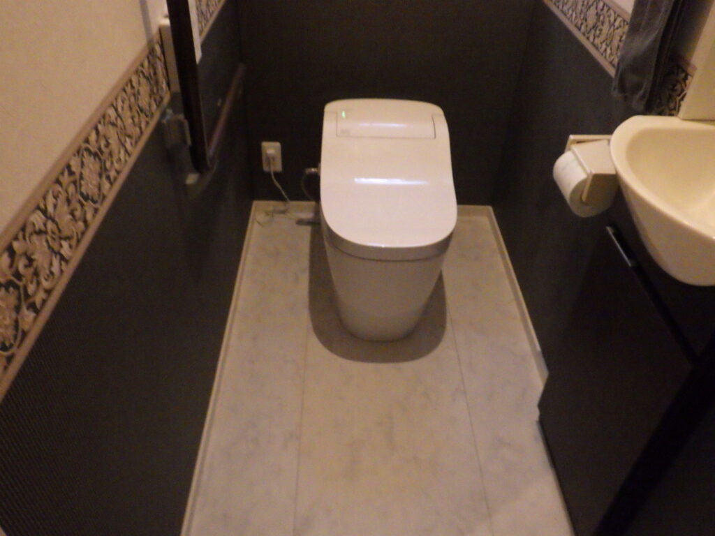 大田原市のトイレ施工後 アラウーノS160