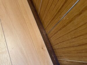 壁際の仕上がり状態