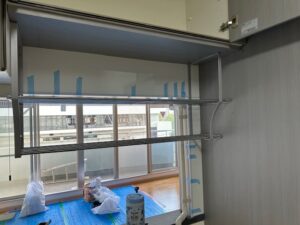ステンレス棚設置後
