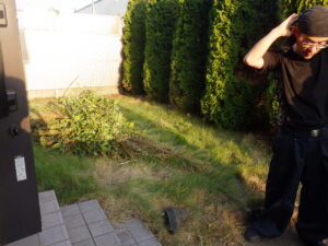 厳寒前の草刈り作業｜工事中だからこそ効率的に整備