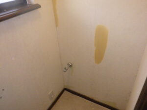 トイレパテ処理終了後
