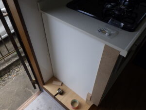 エンドパネル取り付け前