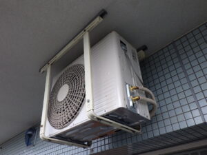 新規室外機設置後の様子