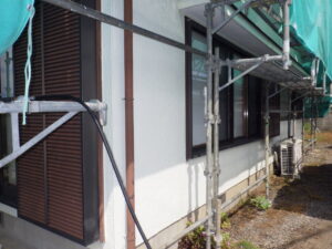 足場設置写真