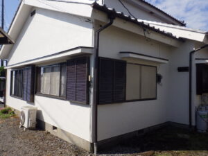 新しい雨樋取付け後