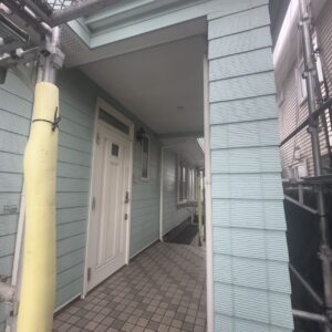 外壁洗浄完了