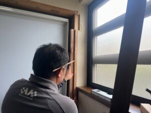 三方枠の下地造作