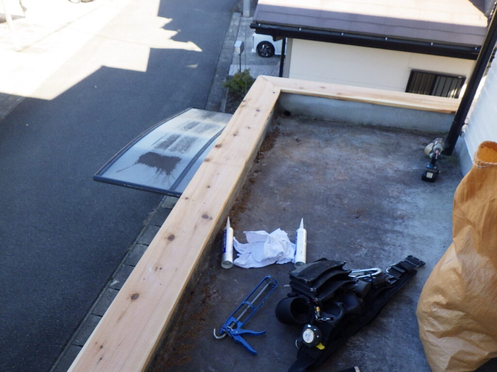 下地取り付け完了