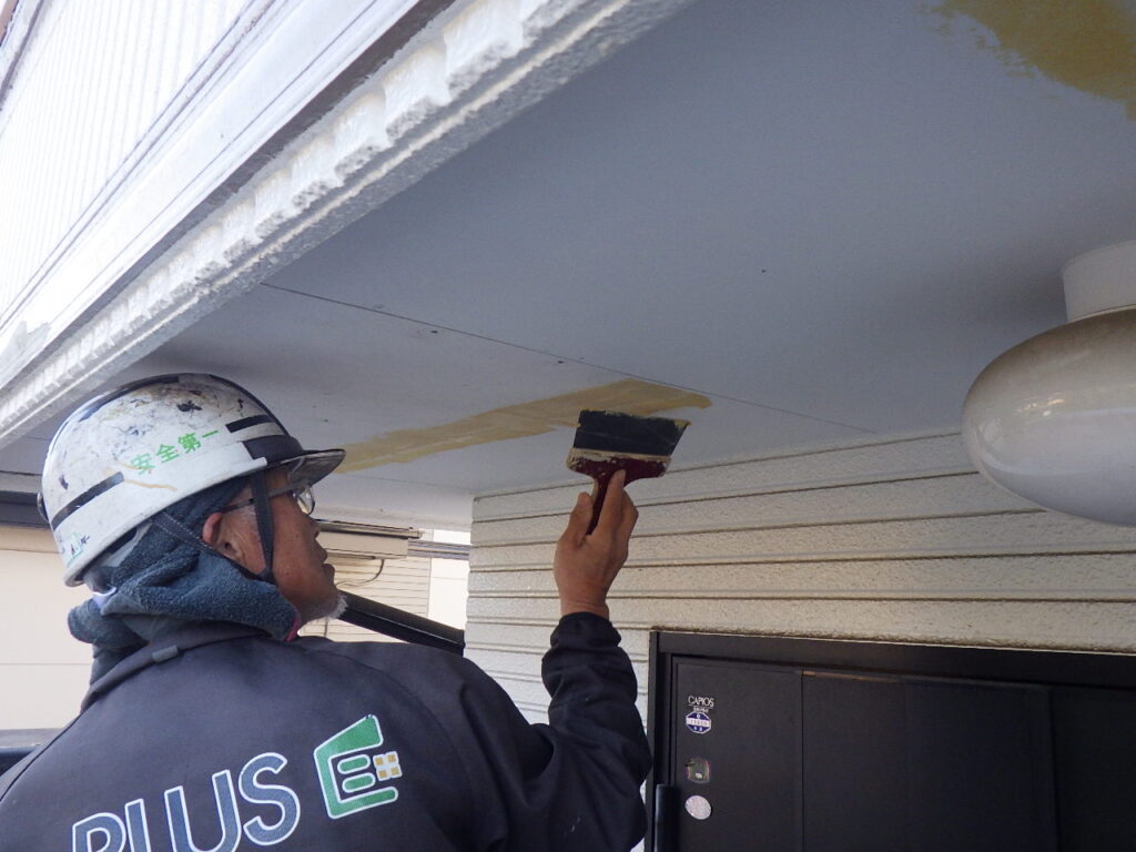 パテ処理中の写真になります。