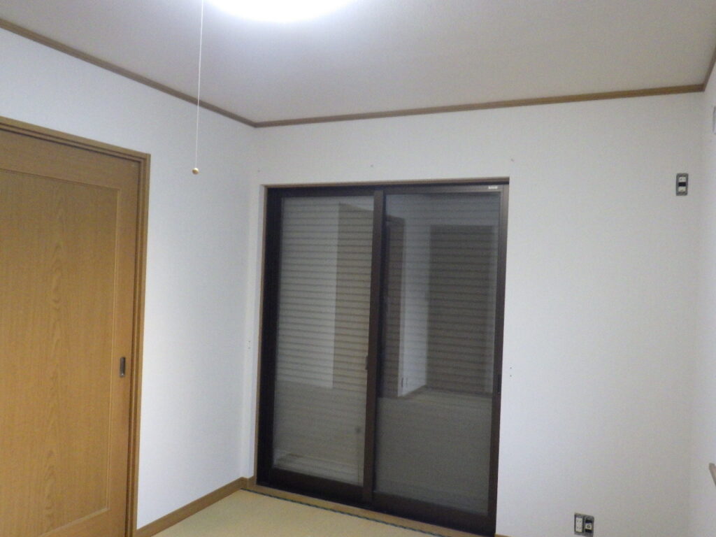 和室クロス張替え完了