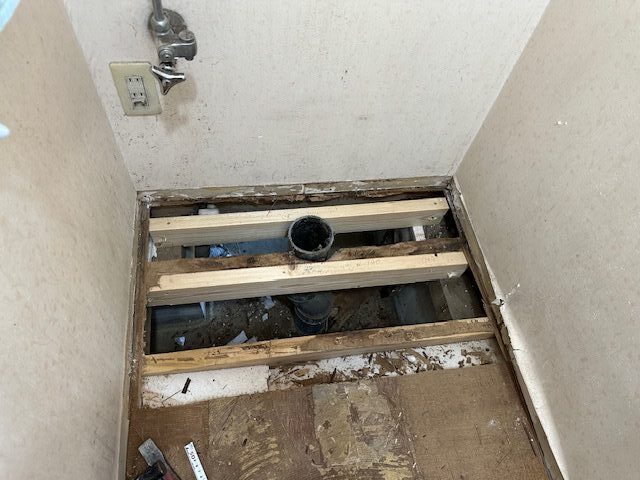 補修後:根太補強