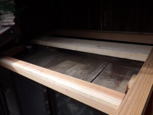 下地の取り付け完了になります。