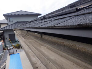 雨樋清掃完了になります。