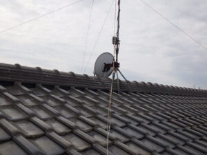 北面の漆喰入れが完了。