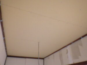 石膏ボード張り完了