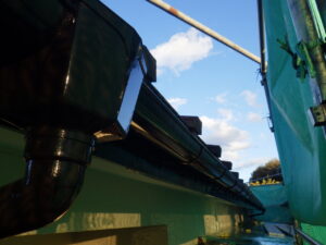 付帯部塗装完了。