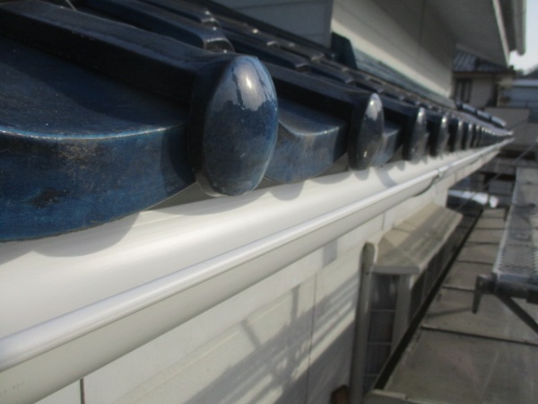 宇都宮市中岡本町 雨どい・外壁補修 施工後