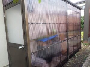 ポリカ波板交換完了になります。