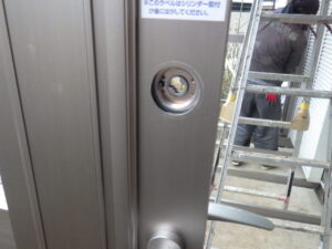 鍵の取り付け前になります。