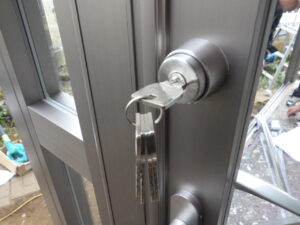 鍵の取り付け後になります。