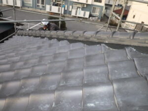 西面　両面とも漆喰が完了。