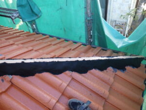 漆喰塗り完了になります。