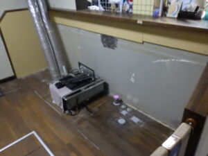 石膏ボード張り完了になります。