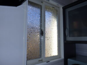 枠の取り付け完了になります。