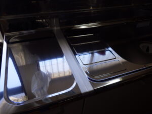 アルミテープ貼り完了になります。