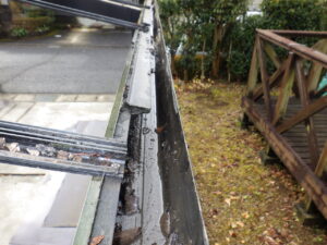 雨樋掃除完了になります。