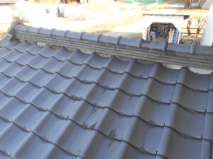 南面漆喰入れ替え前