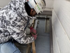 ルーフィングを張り