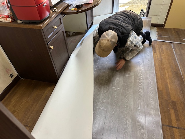 床仕上げ（クッションフロア）