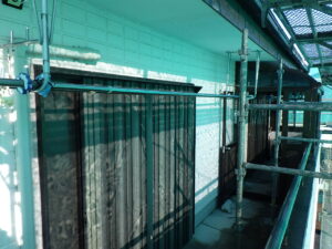 ベランダ　洗浄後