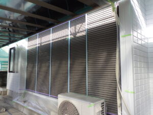 トシン塗り・養生完了になります。