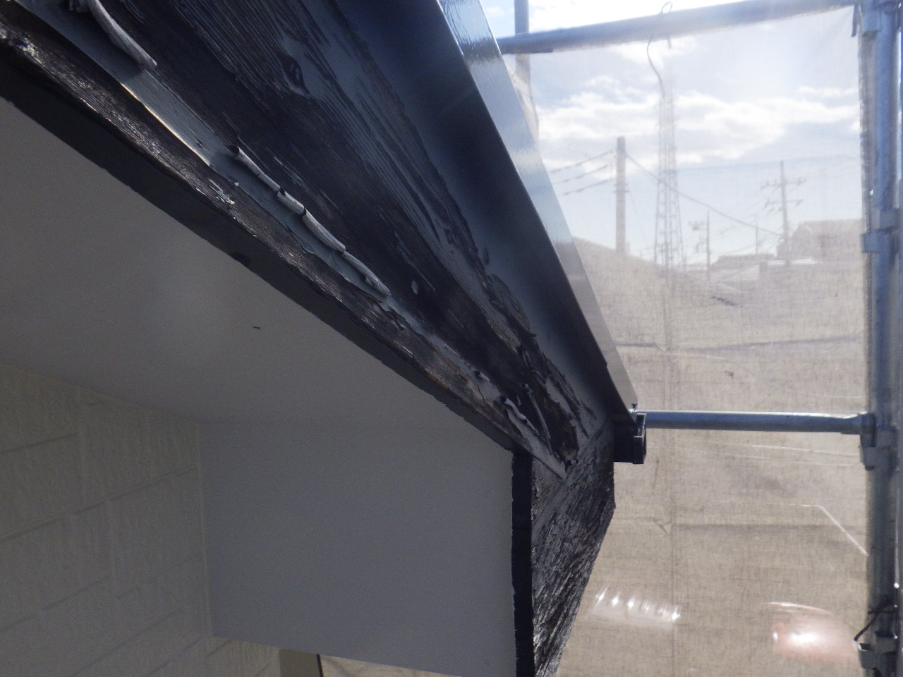 施工前：破風板の傷み（宇都宮市）