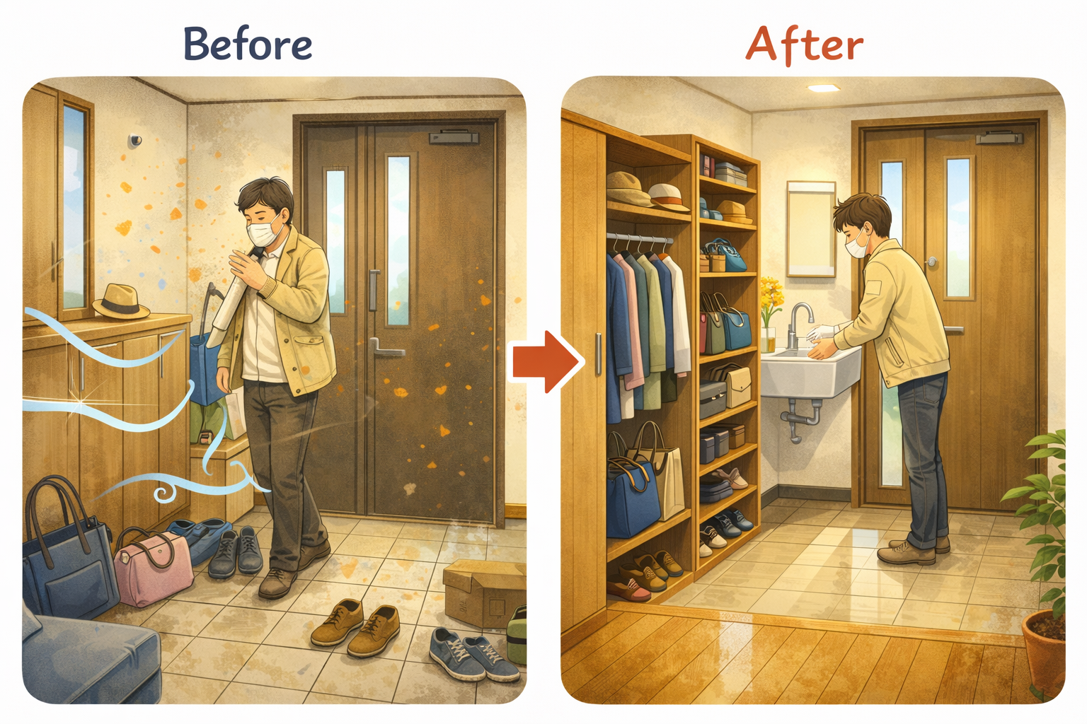 玄関まわりのイメージ（差し替え）