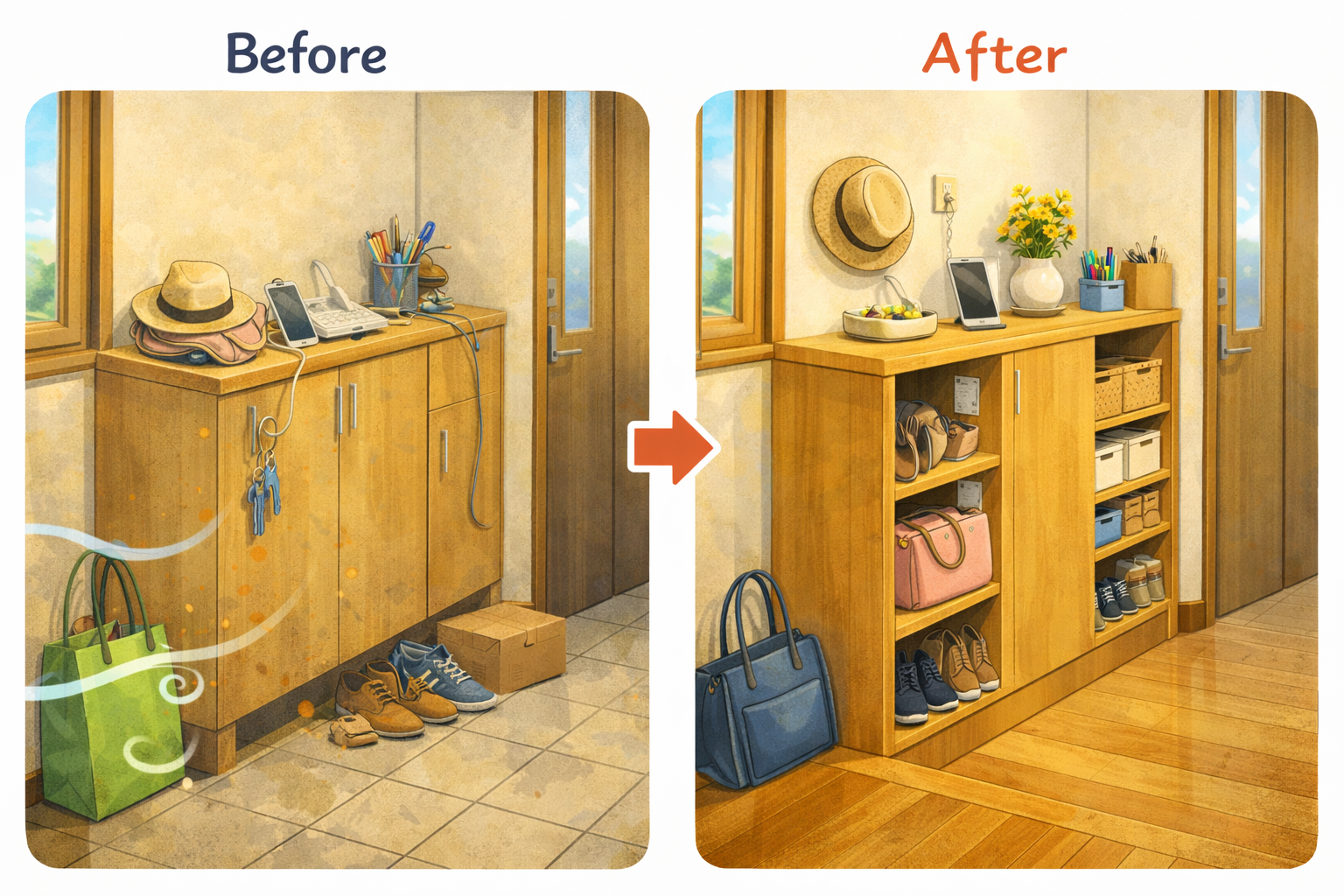 玄関収納のイメージ（差し替え）