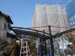 赤さびを行っていきました。