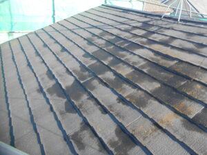 大屋根　洗浄前になります。