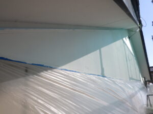 外壁塗装【１回目】完了になります。