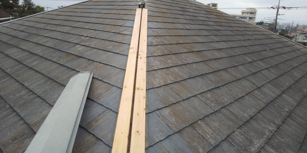 屋根工事(火災保険適用/棟木交換)