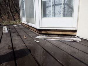 既存のサイディング剥がし完了になります。