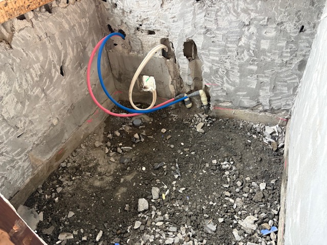 真岡市 浴室リフォーム工事 給排水やり替え後