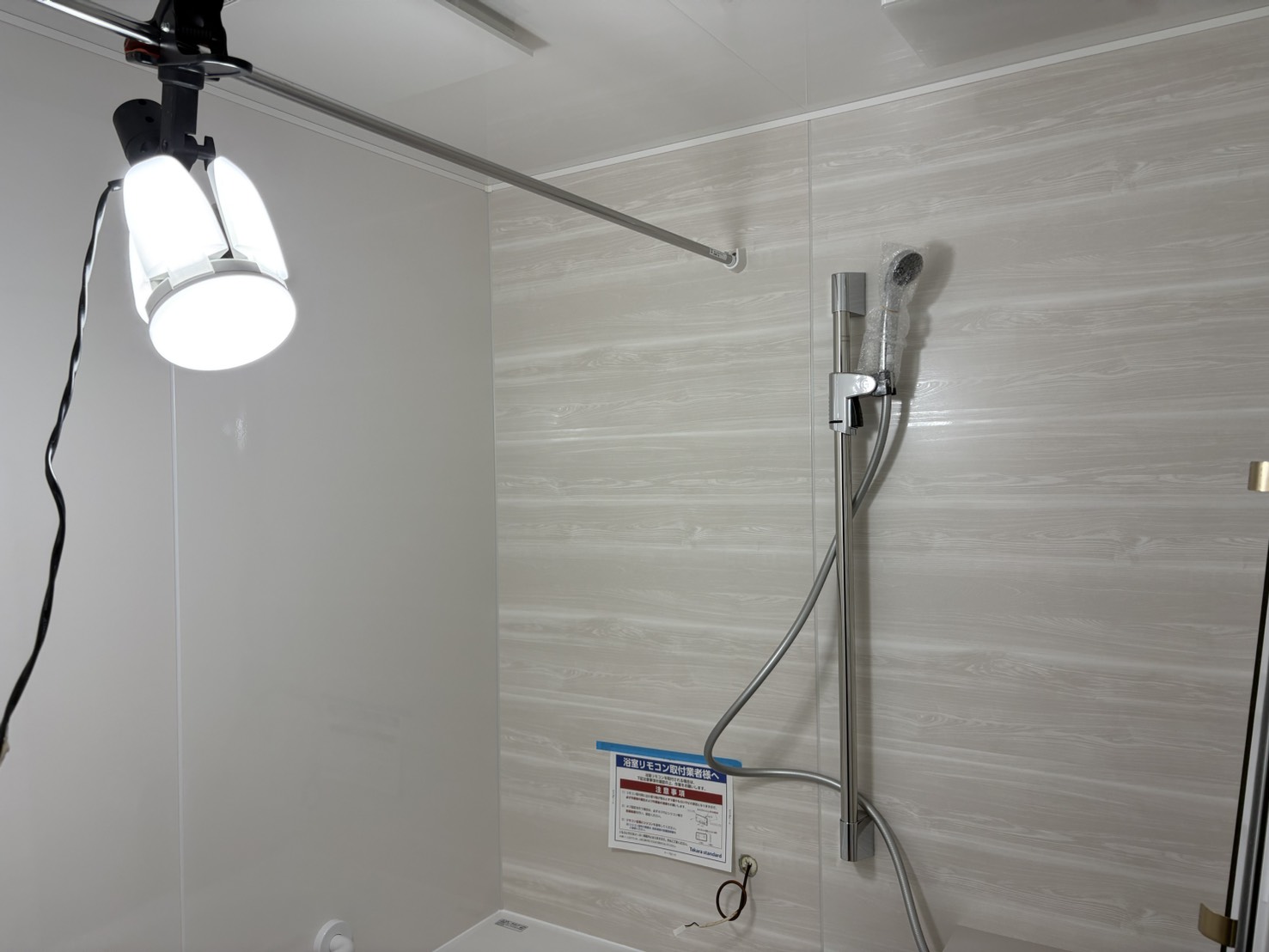 真岡市 浴室リフォーム工事 電気工事 給湯給水接続