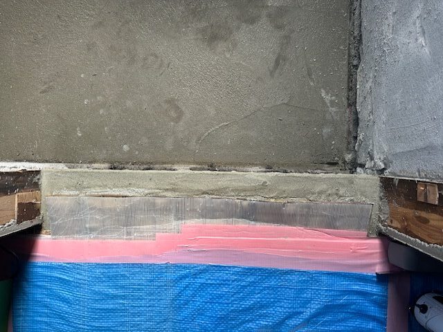 真岡市 浴室リフォーム工事 開口部床の補修