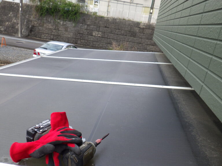 サンルーム屋根材交換工事 施工前