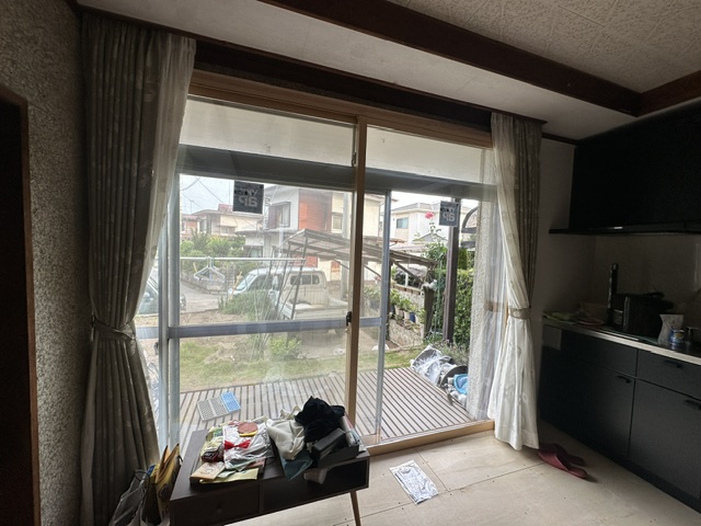 宇都宮市 掃き出し窓 内窓設置後