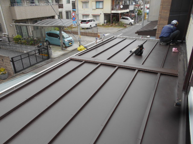 宇都宮市花園町 屋根部分修繕工事